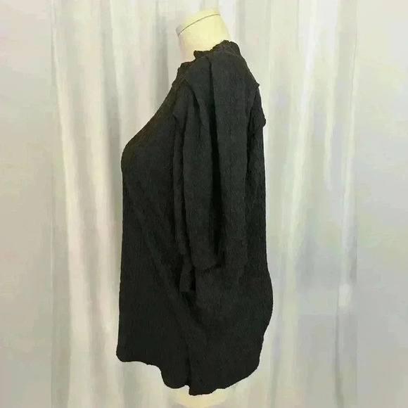 Shein Essence Plus Size Women's Elegant and Breathable Puff-sleeved top (575) - Picture 7 of 16